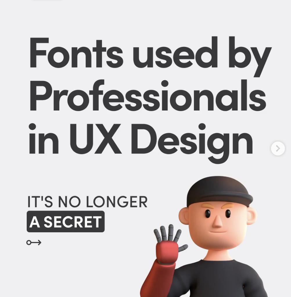 tipografías usadas por profesionales